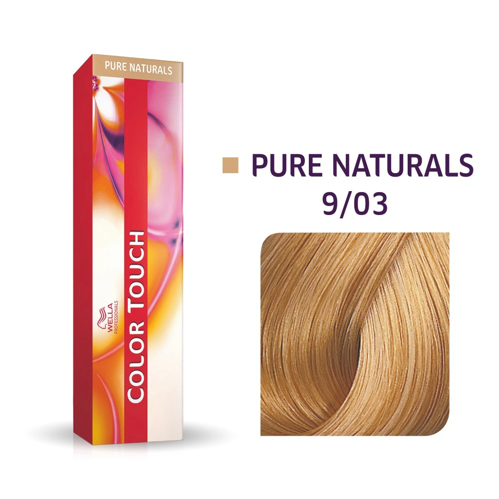 Wella Color Touch Hajszínező - 9/03 60ml Very Light Blonde Natural Gold képe 1